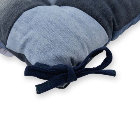 PODUSZKA NA KRZESŁO JEANS RECYKLING HANDMADE 40x40cm PODUSZKA NA KRZESŁO JEANS RECYKLING HANDMADE 40x40cm