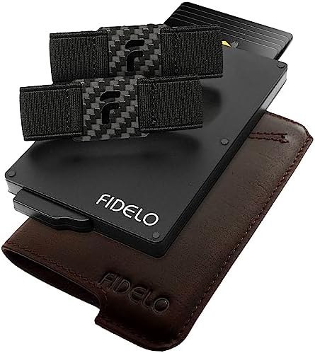 PORTFEL MĘSKI FIDELO SKÓRZANY CIEMNY BRĄZ ETUI NA KARTY KLIPSY BLOKADA RFID PORTFEL MĘSKI FIDELO SKÓRZANY CIEMNY BRĄZ ETUI NA KARTY KLIPSY BLOKADA RFID