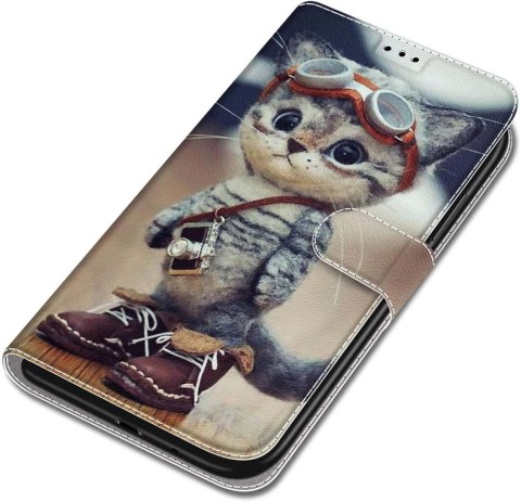 ZAMYKANE ETUI DO XIAOMI REDMI NOTE 11 PRO 5G CASE Z KLAPKĄ KOT W BUTACH ZAMYKANE ETUI DO XIAOMI REDMI NOTE 11 PRO 5G CASE Z KLAPKĄ KOT W BUTACH