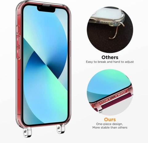 ZESTAW ETUI Z BORDOWĄ SMYCZĄ APPLE IPHONE 13 PRO MAX 6,7" + 3x SZKŁO ZESTAW ETUI Z BORDOWĄ SMYCZĄ APPLE IPHONE 13 PRO MAX 6,7" + 3x SZKŁO