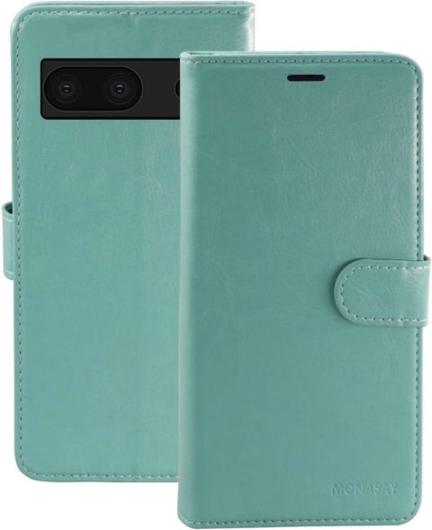 ZESTAW ETUI Z KLAPKĄ GOOGLE PIXEL 7 CASE TURKUSOWY ZIELONY +FOLIA OCHRONNA ZESTAW ETUI Z KLAPKĄ GOOGLE PIXEL 7 CASE TURKUSOWY ZIELONY +FOLIA OCHRONNA