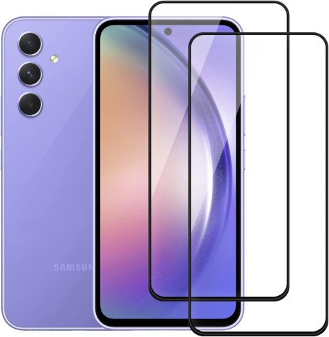 2x SZKŁO HARTOWANE SAMSUNG GALAXY A54 WYSOKA OCHRONA CZARNE RAMKI SM-A546 2x SZKŁO HARTOWANE SAMSUNG GALAXY A54 WYSOKA OCHRONA CZARNE RAMKI SM-A546