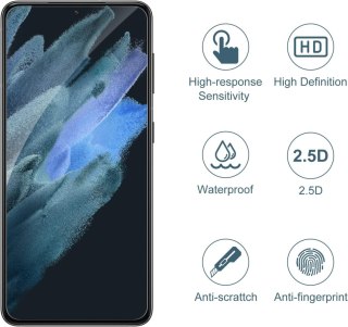 2x SZKŁO HARTOWANE SAMSUNG GALAXY S21 FE 5G WYSOKA OCHRONA +SZKŁO NA APARAT