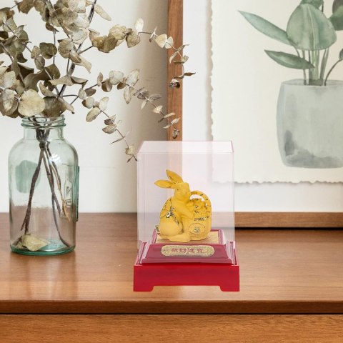 CHIŃSKA FIGURKA KRÓLIKA FENG SHUI ZNAK ZODIAKU NA SZCZĘŚCIE DO SAMOCHODU