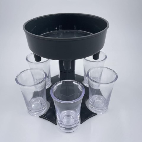 DOZOWNIK DRINKÓW NALEWAK ALKOHOLU + 6xKIELISZEK NA IMPREZĘ DO BARU DOZOWNIK DRINKÓW NALEWAK ALKOHOLU + 6xKIELISZEK NA IMPREZĘ DO BARU
