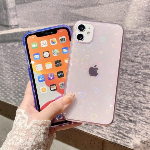 ETUI APPLE IPHONE 11 CASE SILIKONOWY FIOLETOWY HOLO SERDUSZKA A2111 ETUI APPLE IPHONE 11 CASE SILIKONOWY FIOLETOWY HOLO SERDUSZKA A2111