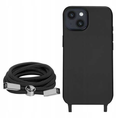 ETUI APPLE IPHONE 12/12 PRO CZARNY CASE MATOWY +SZNUREK SMYCZ ETUI APPLE IPHONE 12/12 PRO CZARNY CASE MATOWY +SZNUREK SMYCZ