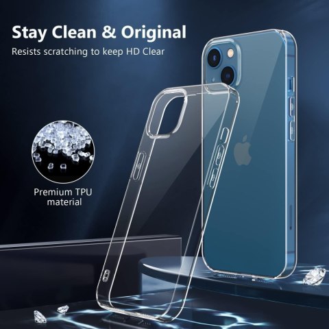 ETUI APPLE IPHONE 14 MAX 6.7' SOLIDNE BEZBARWNE PLECKI +3x SZKŁO HARTOWANE ETUI APPLE IPHONE 14 MAX 6.7' SOLIDNE BEZBARWNE PLECKI +3x SZKŁO HARTOWANE
