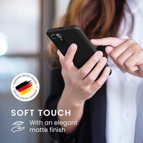 ETUI CZARNE SILIKONOWE PLECKI XIAOMI REDMI 10 +2x SZKŁO HARTOWANE ETUI CZARNE SILIKONOWE PLECKI XIAOMI REDMI 10 +2x SZKŁO HARTOWANE