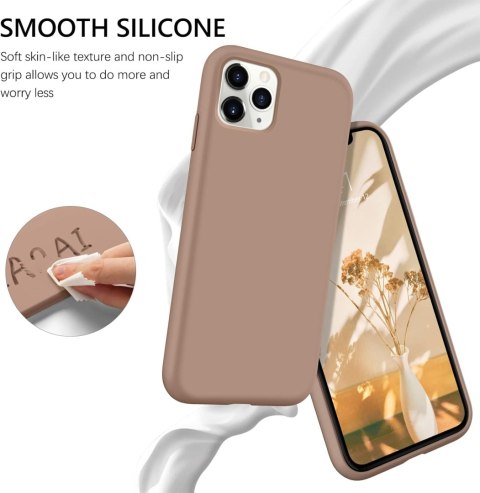 ETUI DO APPLE IPHONE 11 PRO MAX CASE BEŻOWE SILIKONOWE PLECKI A2161 ETUI DO APPLE IPHONE 11 PRO MAX CASE BEŻOWE SILIKONOWE PLECKI A2161