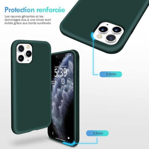 ETUI DO APPLE IPHONE 11 PRO MAX CASE BUTELKOWA ZIELEŃ SILIKONOWE PLECKI ETUI DO APPLE IPHONE 11 PRO MAX CASE BUTELKOWA ZIELEŃ SILIKONOWE PLECKI