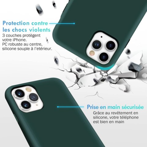 ETUI DO APPLE IPHONE 11 PRO MAX CASE BUTELKOWA ZIELEŃ SILIKONOWE PLECKI ETUI DO APPLE IPHONE 11 PRO MAX CASE BUTELKOWA ZIELEŃ SILIKONOWE PLECKI