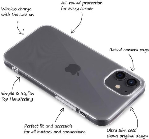 ETUI DO APPLE IPHONE 12 PRO MAX CASE SILIKONOWY PRZEZROCZYSTY BEZBARWNY ETUI DO APPLE IPHONE 12 PRO MAX CASE SILIKONOWY PRZEZROCZYSTY BEZBARWNY