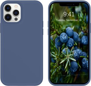 ETUI DO APPLE IPHONE 12 PRO MAX GRANATOWY SILIKONOWY LEKKI CASE A2342