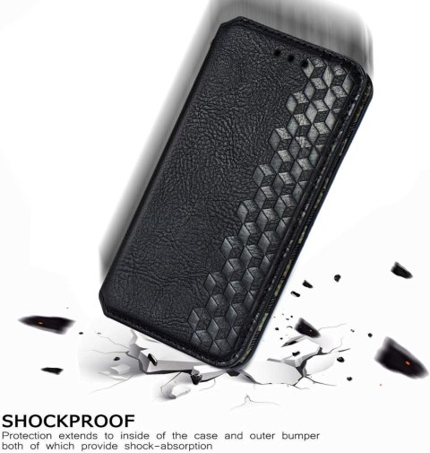 ETUI DO MOTOROLA MOTO G9 CASE ZAMKYNAY Z KLAPKĄ CZARNY MIEJSCE NA KARTY ETUI DO MOTOROLA MOTO G9 CASE ZAMKYNAY Z KLAPKĄ CZARNY MIEJSCE NA KARTY