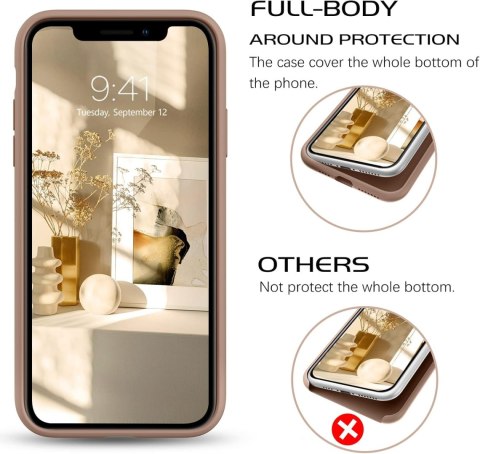 ETUI POKROWIEC DO APPLE IPHONE 11 PRO MAX CASE BRĄZOWE SILIKONOWE PLECKI ETUI POKROWIEC DO APPLE IPHONE 11 PRO MAX CASE BRĄZOWE SILIKONOWE PLECKI