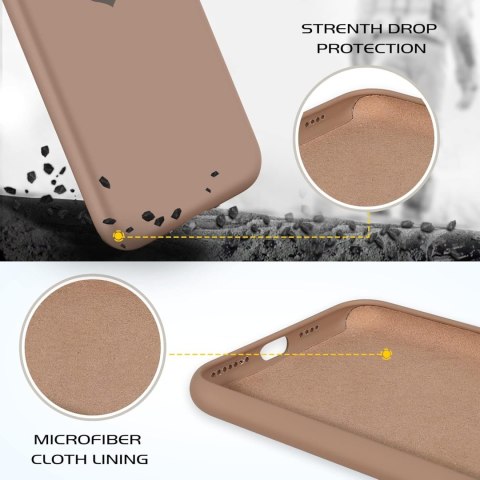 ETUI POKROWIEC DO APPLE IPHONE 11 PRO MAX CASE BRĄZOWE SILIKONOWE PLECKI ETUI POKROWIEC DO APPLE IPHONE 11 PRO MAX CASE BRĄZOWE SILIKONOWE PLECKI