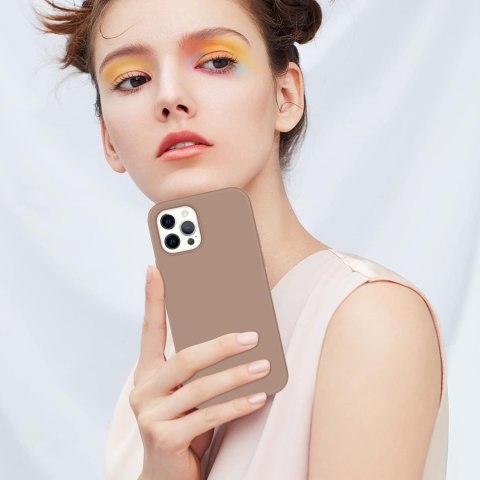 ETUI POKROWIEC DO APPLE IPHONE 12 PRO MAX CASE BLADY RÓŻ SILIKONOWE PLECKI ETUI POKROWIEC DO APPLE IPHONE 12 PRO MAX CASE BLADY RÓŻ SILIKONOWE PLECKI