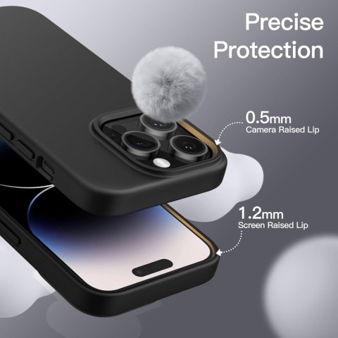 ETUI POKROWIEC DO APPLE IPHONE 14 PRO MAX CZARNE MATOWE PLECKI ETUI POKROWIEC DO APPLE IPHONE 14 PRO MAX CZARNE MATOWE PLECKI