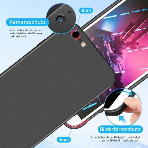 ETUI POKROWIEC DO APPLE IPHONE 6 PLUS / 6S PLUS CZARNE SILIKONOWE PLECKI ETUI POKROWIEC DO APPLE IPHONE 6 PLUS / 6S PLUS CZARNE SILIKONOWE PLECKI