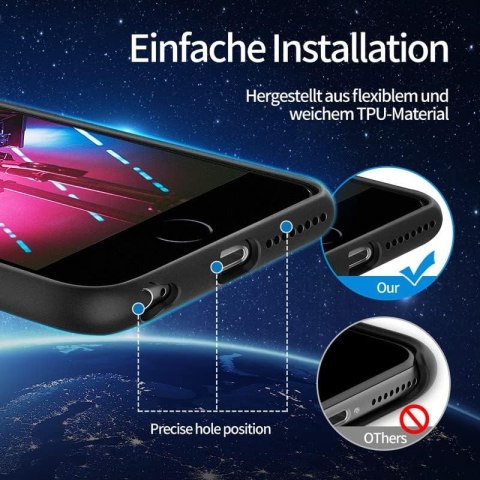 ETUI POKROWIEC DO APPLE IPHONE 6 PLUS / 6S PLUS CZARNE SILIKONOWE PLECKI ETUI POKROWIEC DO APPLE IPHONE 6 PLUS / 6S PLUS CZARNE SILIKONOWE PLECKI