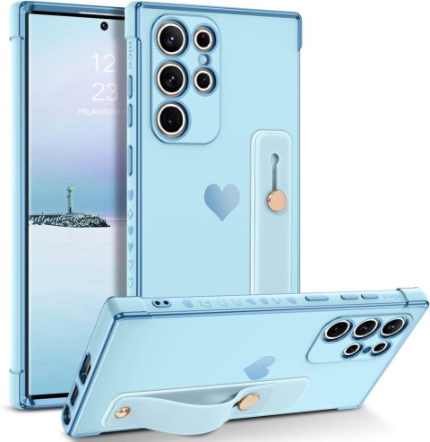 ETUI POKROWIEC DO SAMSUNG GALAXY S22 ULTRA CASE SOLIDNE NIEBIESKIE PLECKI ETUI POKROWIEC DO SAMSUNG GALAXY S22 ULTRA CASE SOLIDNE NIEBIESKIE PLECKI