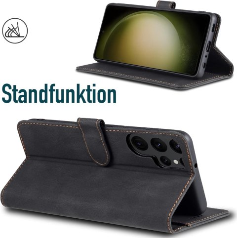 ETUI POKROWIEC SAMSUNG GALAXY S23 ULTRA CZARNE ZAMYKANE Z KLAPKĄ SM-G988B ETUI POKROWIEC SAMSUNG GALAXY S23 ULTRA CZARNE ZAMYKANE Z KLAPKĄ SM-G988B