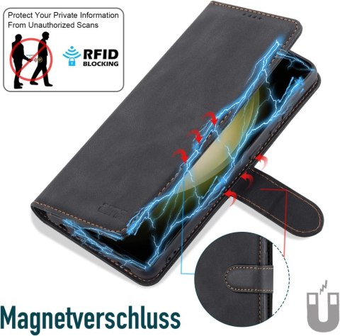 ETUI POKROWIEC SAMSUNG GALAXY S23 ULTRA CZARNE ZAMYKANE Z KLAPKĄ SM-G988B ETUI POKROWIEC SAMSUNG GALAXY S23 ULTRA CZARNE ZAMYKANE Z KLAPKĄ SM-G988B
