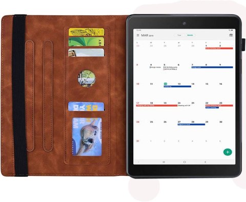 ETUI POKROWIEC SAMSUNG GALAXY TAB A 10.1 ZE WZOREM BRĄZOWY SM-T510 SM-T515 ETUI POKROWIEC SAMSUNG GALAXY TAB A 10.1 ZE WZOREM BRĄZOWY SM-T510 SM-T515
