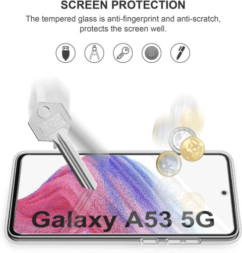 ETUI SAMSUNG GALAXY A53 5G BEZBRAWNE SILIKONOWE PLECKI +2x SZKŁO HARTOWANE ETUI SAMSUNG GALAXY A53 5G BEZBRAWNE SILIKONOWE PLECKI +2x SZKŁO HARTOWANE