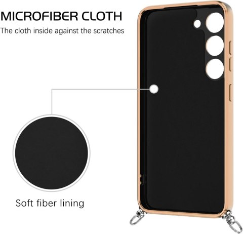 ETUI SILIKONOWE SAMSUNG GALAXY S23+ CZARNE PLECKI Z PIERŚCIENIEM + SMYCZ ETUI SILIKONOWE SAMSUNG GALAXY S23+ CZARNE PLECKI Z PIERŚCIENIEM + SMYCZ