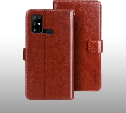ETUI Z KLAPKĄ DO DOOGEE X96 PRO 6.52" POMARAŃCZOWY EKOSKÓRA ELEGANCKI STYL ETUI Z KLAPKĄ DO DOOGEE X96 PRO 6.52" POMARAŃCZOWY EKOSKÓRA ELEGANCKI STYL
