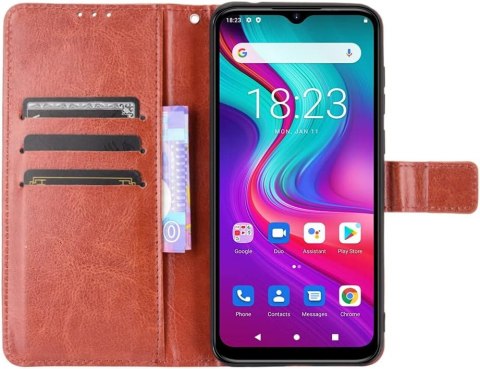 ETUI Z KLAPKĄ DO DOOGEE X96 PRO 6.52" POMARAŃCZOWY EKOSKÓRA ELEGANCKI STYL ETUI Z KLAPKĄ DO DOOGEE X96 PRO 6.52" POMARAŃCZOWY EKOSKÓRA ELEGANCKI STYL