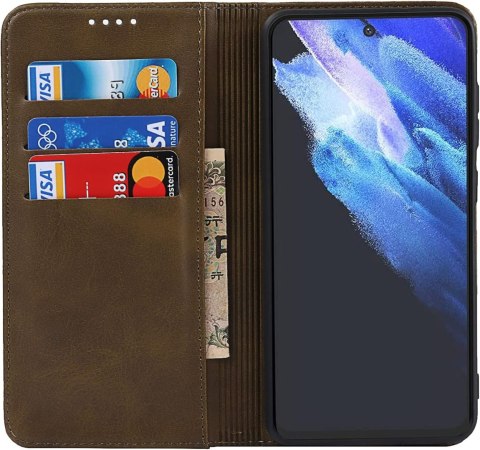 ETUI Z KLAPKĄ SAMSUNG GALAXY S21 FE 5G CASE ZIELONY OLIWKOWY EKOSKÓRA ETUI Z KLAPKĄ SAMSUNG GALAXY S21 FE 5G CASE ZIELONY OLIWKOWY EKOSKÓRA