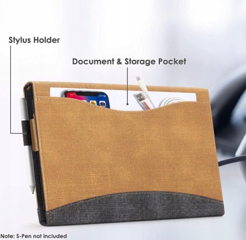 ETUI Z KLAPKĄ TABLET APPLE IPAD PRO 12.9" CASE BRĄZOWY SZARY TEKSTURA ETUI Z KLAPKĄ TABLET APPLE IPAD PRO 12.9" CASE BRĄZOWY SZARY TEKSTURA