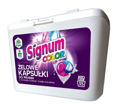 KAPSUŁKI SIGNUM COLOR DO PRANIA OCHRONA KOLORÓW 35SZT KAPSUŁKI SIGNUM COLOR DO PRANIA OCHRONA KOLORÓW 35SZT