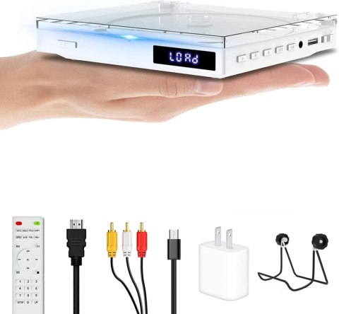 ODTWARZACZ MINI DVD HDMI 1080P WYJŚCIE AV SYSTEM NTSC/PAL PILOT STOJAK ODTWARZACZ MINI DVD HDMI 1080P WYJŚCIE AV SYSTEM NTSC/PAL PILOT STOJAK