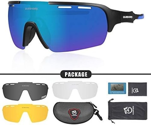 OKULARY SPORTOWE POLARYZOWANE ROWEROWE MTB BIEGANIE KOLARSTWO CZARNE OKULARY SPORTOWE POLARYZOWANE ROWEROWE MTB BIEGANIE KOLARSTWO CZARNE