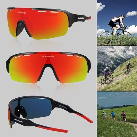 OKULARY SPORTOWE POLARYZOWANE ROWEROWE MTB BIEGANIE KOLARSTWO CZARNE OKULARY SPORTOWE POLARYZOWANE ROWEROWE MTB BIEGANIE KOLARSTWO CZARNE