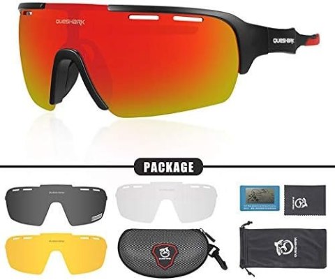 OKULARY SPORTOWE POLARYZOWANE ROWEROWE MTB BIEGANIE KOLARSTWO CZARNE OKULARY SPORTOWE POLARYZOWANE ROWEROWE MTB BIEGANIE KOLARSTWO CZARNE