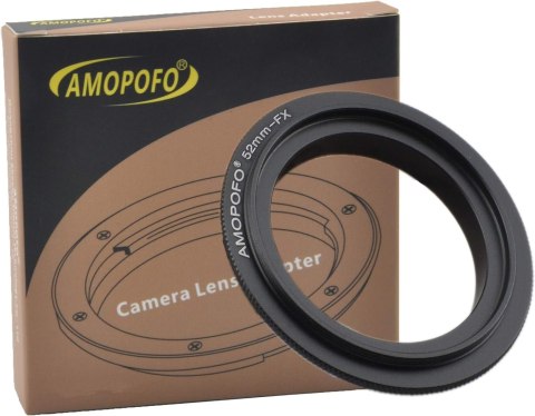 PIERŚCIEŃ REDUKCYJNY ADAPTER 52mm FX RETRO FujiFilm X-A5 X-A20 X-Pro1 PIERŚCIEŃ REDUKCYJNY ADAPTER 52mm FX RETRO FujiFilm X-A5 X-A20 X-Pro1