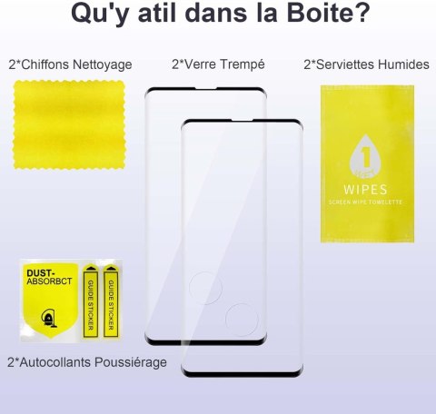 SZKŁO HARTOWANE DO SAMSUNG GALAXY S10+ SOLIDNA OCHRONA 2 SZTUKI SM-G975 SZKŁO HARTOWANE DO SAMSUNG GALAXY S10+ SOLIDNA OCHRONA 2 SZTUKI SM-G975