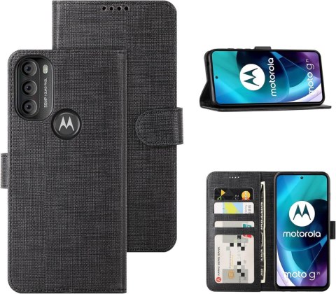 ZAMYKANE ETUI MOTOROLA MOTO G71 5G CZARNY CASE Z KLAPKĄ ZAMYKANE ETUI MOTOROLA MOTO G71 5G CZARNY CASE Z KLAPKĄ