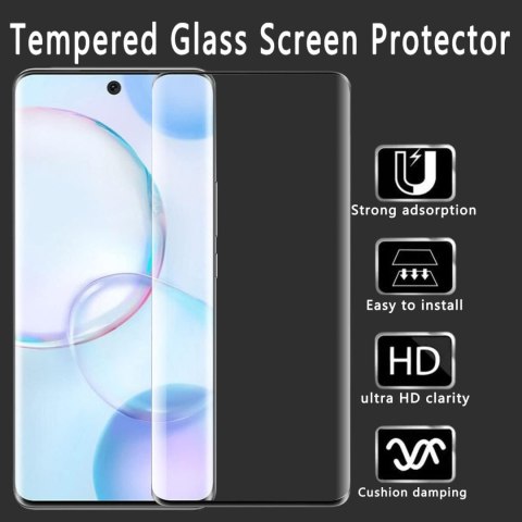ZESTAW ETUI CZARNE SILIKONOWE HUAWEI NOVA 9 +SZKŁO HARTOWANE Z CZARNĄ RAMKĄ ZESTAW ETUI CZARNE SILIKONOWE HUAWEI NOVA 9 +SZKŁO HARTOWANE Z CZARNĄ RAMKĄ