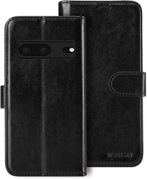 ZESTAW ETUI Z KLAPKĄ GOOGLE PIXEL 7 CZARNE Z EKOSKÓRY +1x FOLIA OCHRONNA ZESTAW ETUI Z KLAPKĄ GOOGLE PIXEL 7 CZARNE Z EKOSKÓRY +1x FOLIA OCHRONNA