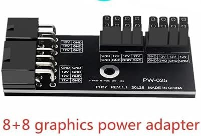 2xATX 8+8 PIN GNIAZDO NA WTYK 6+8PIN 180 STOPNI ADAPTER DO KARTY GRAFICZNEJ 2xATX 8+8 PIN GNIAZDO NA WTYK 6+8PIN 180 STOPNI ADAPTER DO KARTY GRAFICZNEJ