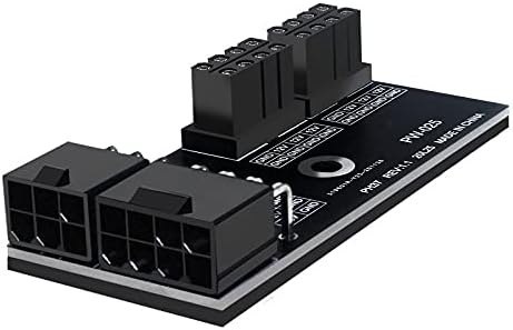 ATX 8+8 PIN GNIAZDO NA WTYK 6+8PIN 180 STOPNI ADAPTER DO KARTY GRAFICZNEJ ATX 8+8 PIN GNIAZDO NA WTYK 6+8PIN 180 STOPNI ADAPTER DO KARTY GRAFICZNEJ