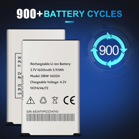 BATERIA ZAMIENNA DO TELEFONU DORO 7060 7070 1600mAh 3.7V LI-ION BATERIA ZAMIENNA DO TELEFONU DORO 7060 7070 1600mAh 3.7V LI-ION