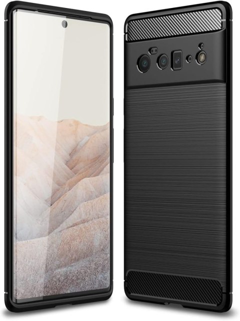 CASE ETUI DO GOOGLE PIXEL 6 PRO 2021 5G SILIKONOWE CZARNE PLECKI CASE ETUI DO GOOGLE PIXEL 6 PRO 2021 5G SILIKONOWE CZARNE PLECKI