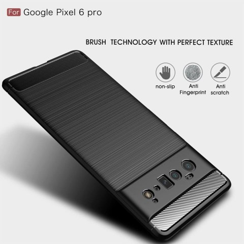 CASE ETUI DO GOOGLE PIXEL 6 PRO 2021 5G SILIKONOWE CZARNE PLECKI CASE ETUI DO GOOGLE PIXEL 6 PRO 2021 5G SILIKONOWE CZARNE PLECKI